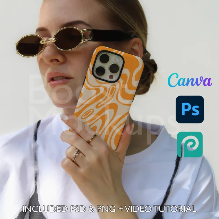 iPhone Tough mockup case