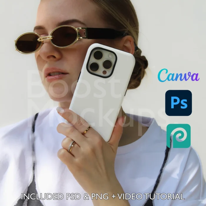 iPhone Tough mockup case