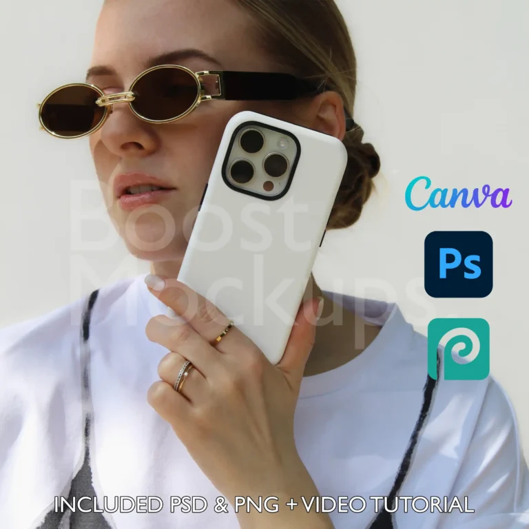 iPhone Tough mockup case