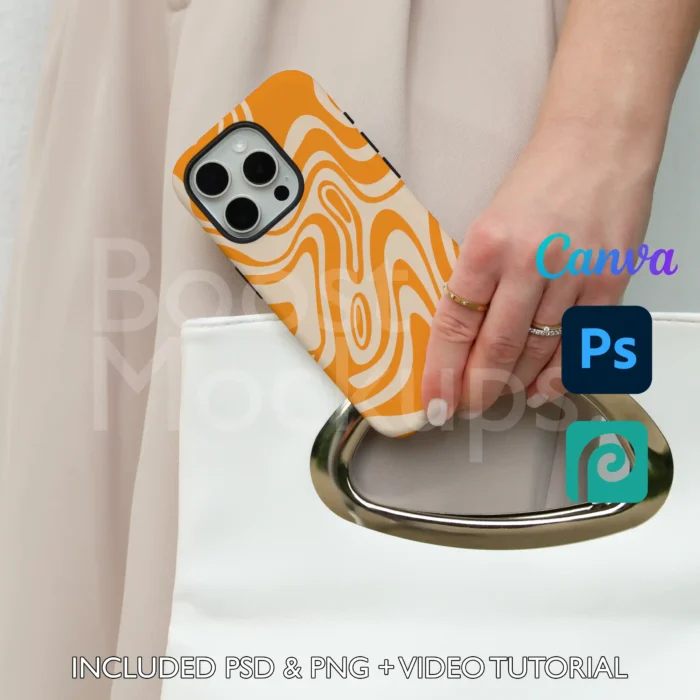 iPhone Tough mockup case