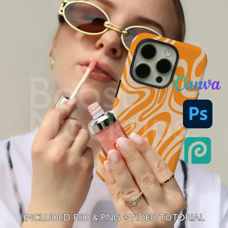 iPhone Tough mockup case