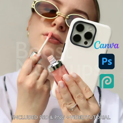 iPhone Tough mockup case