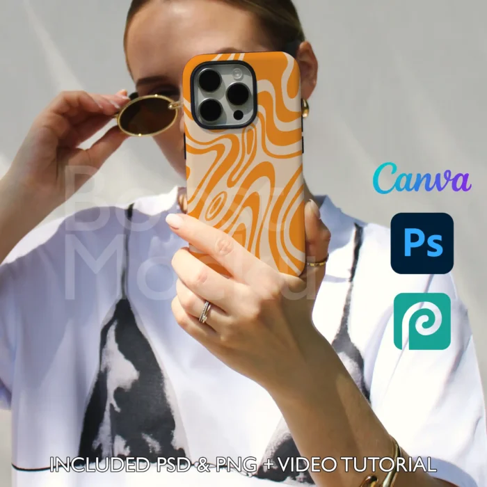 iPhone Tough mockup case