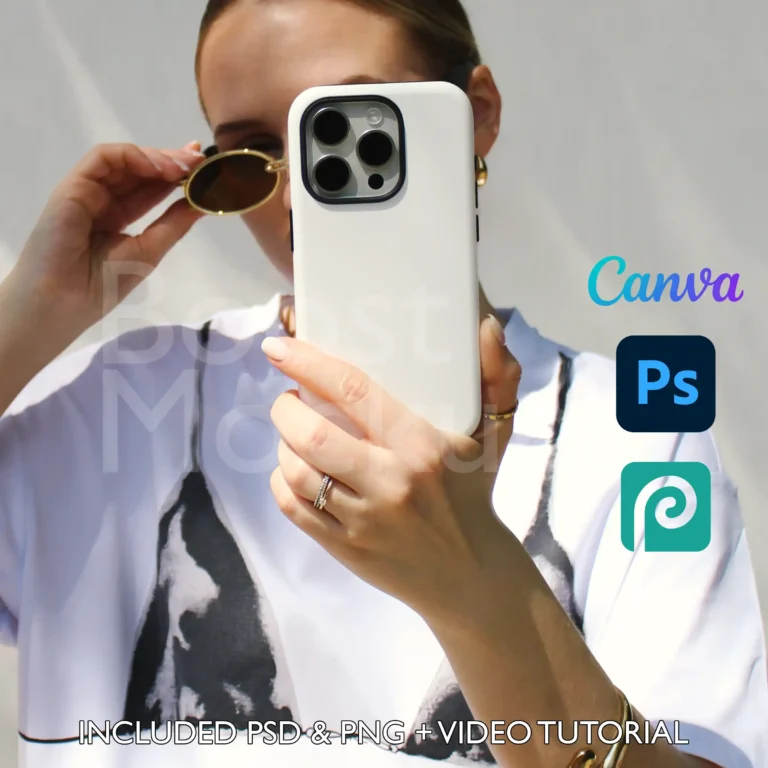 iPhone Tough mockup case