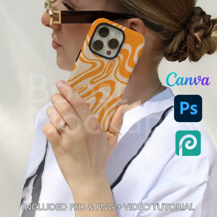 iPhone Tough mockup case