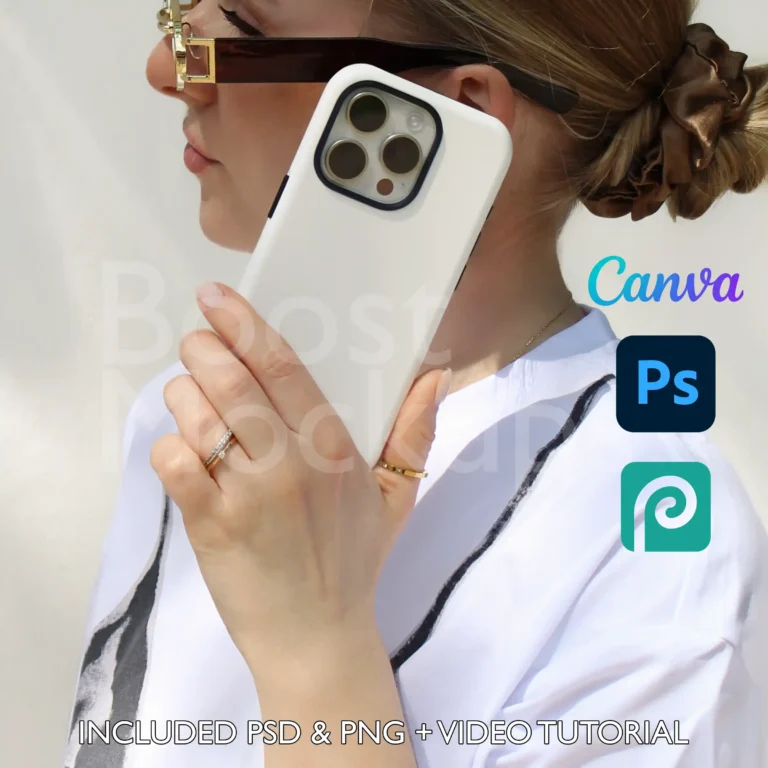 iPhone Tough mockup case