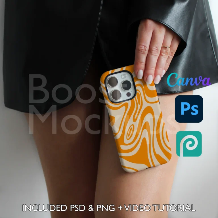 iPhone Tough mockup case