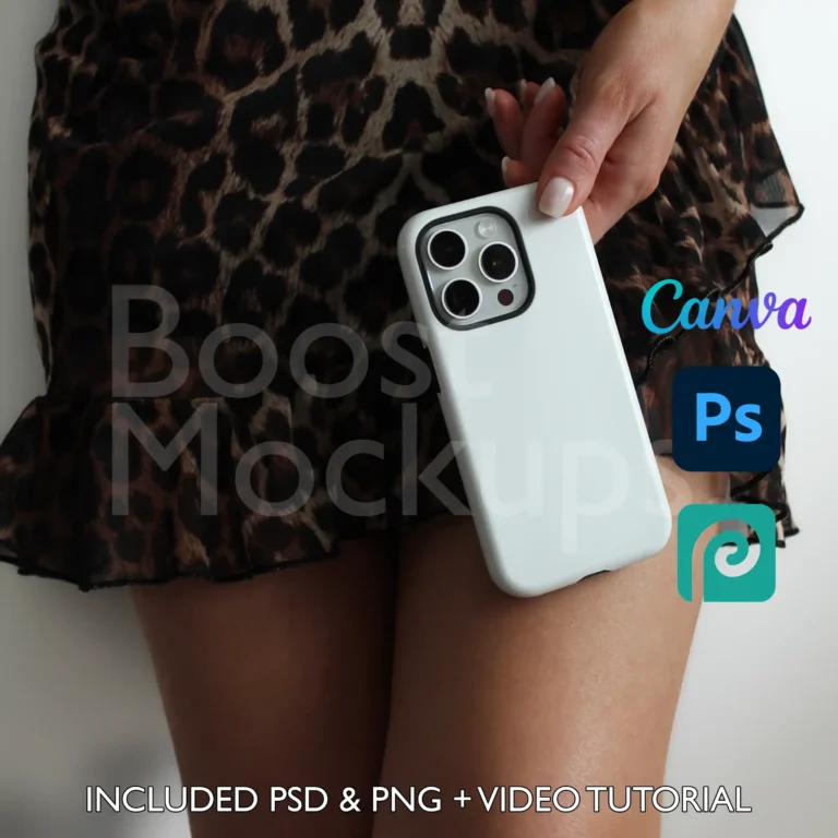 iPhone Tough mockup case