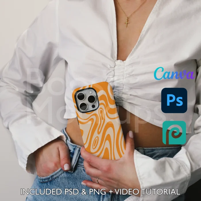 iPhone Tough mockup case