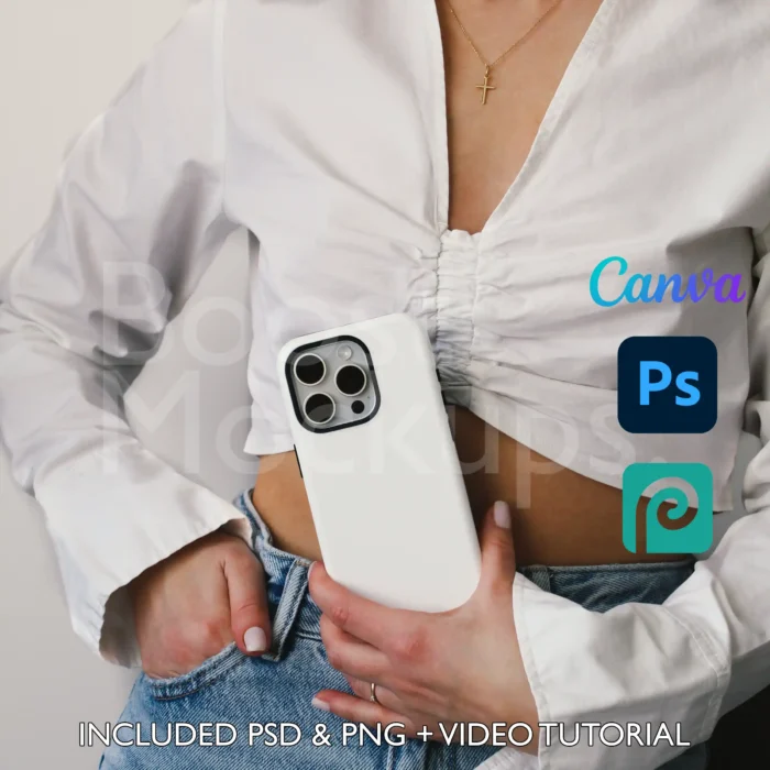 iPhone Tough mockup case