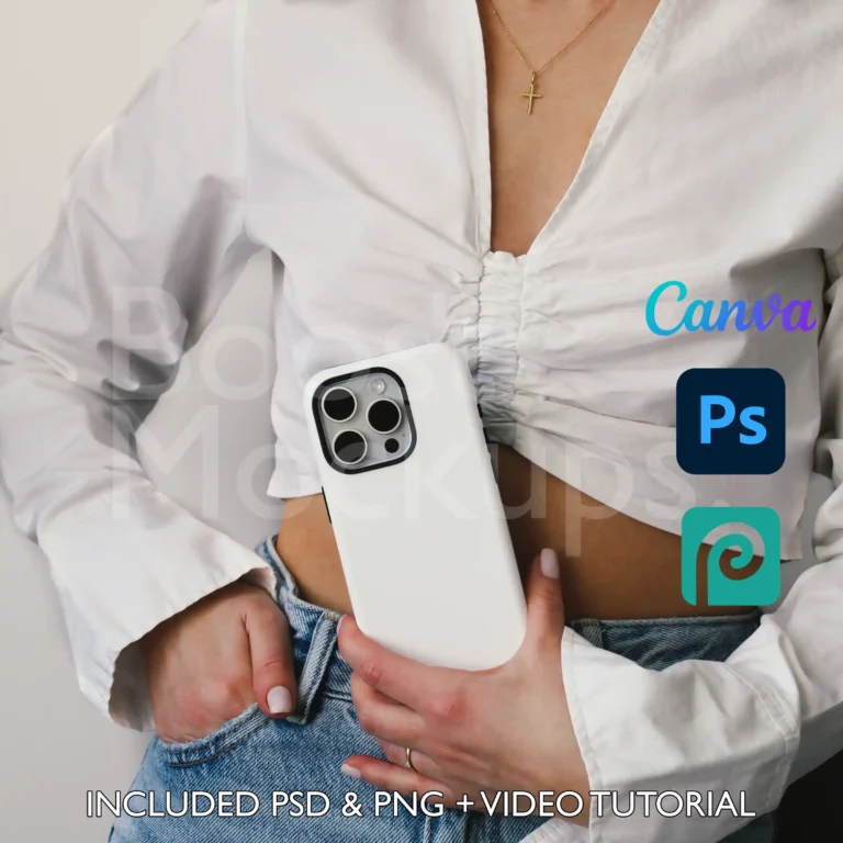 iPhone Tough mockup case