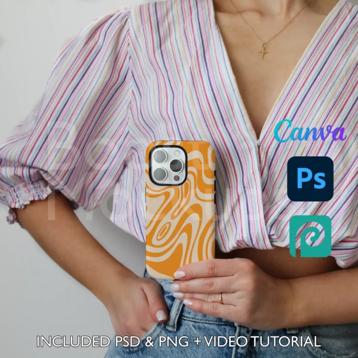 iPhone Tough mockup case