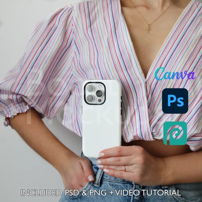 iPhone Tough mockup case