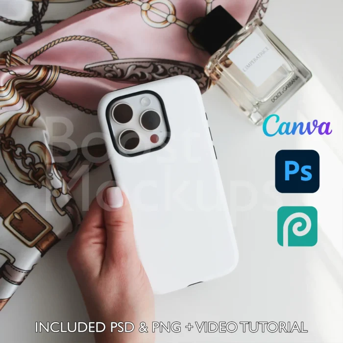 iPhone Tough mockup case