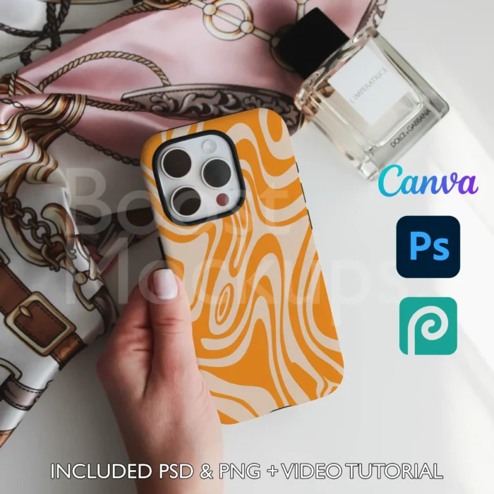 iPhone Tough mockup case