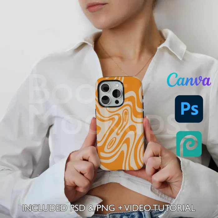 iPhone Tough mockup case