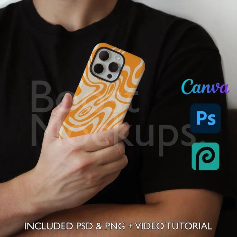 iPhone Tough mockup case