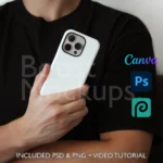 iPhone Tough mockup case