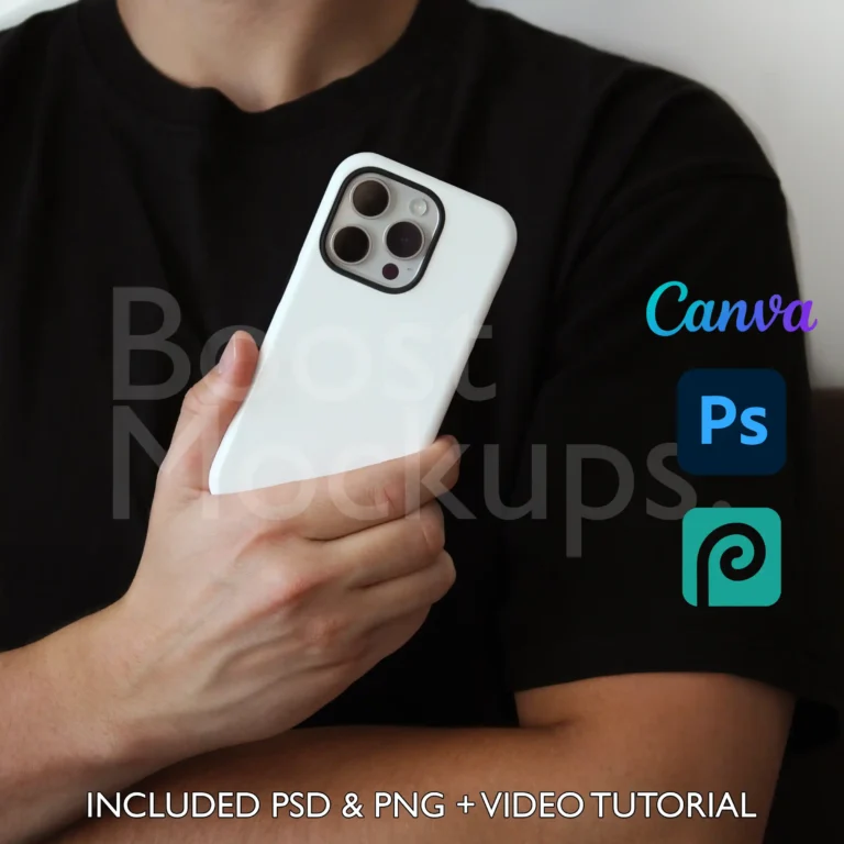 iPhone Tough mockup case