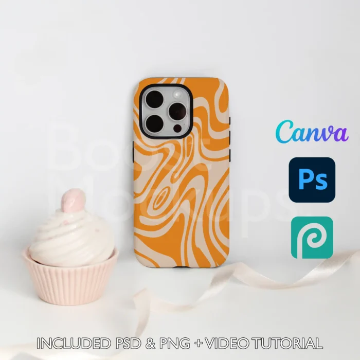 iPhone Tough mockup case