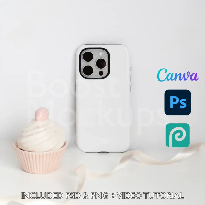 iPhone Tough mockup case