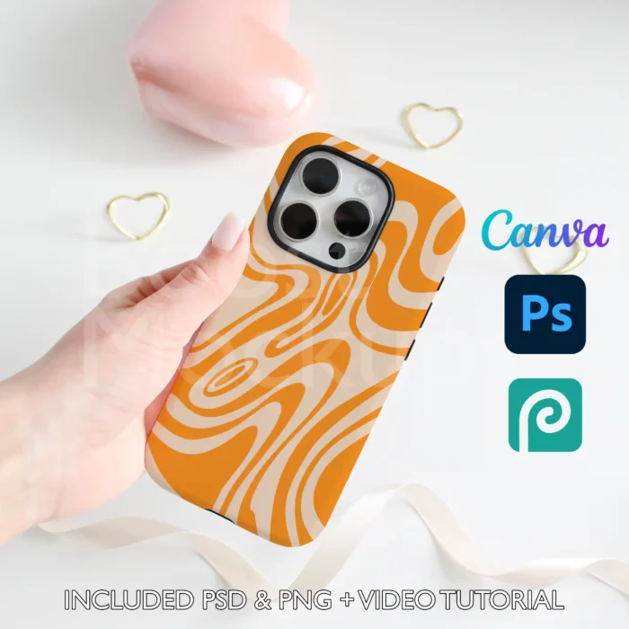 iPhone Tough mockup case