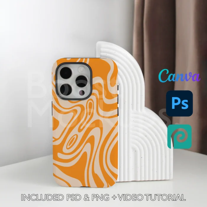 iPhone Tough mockup case