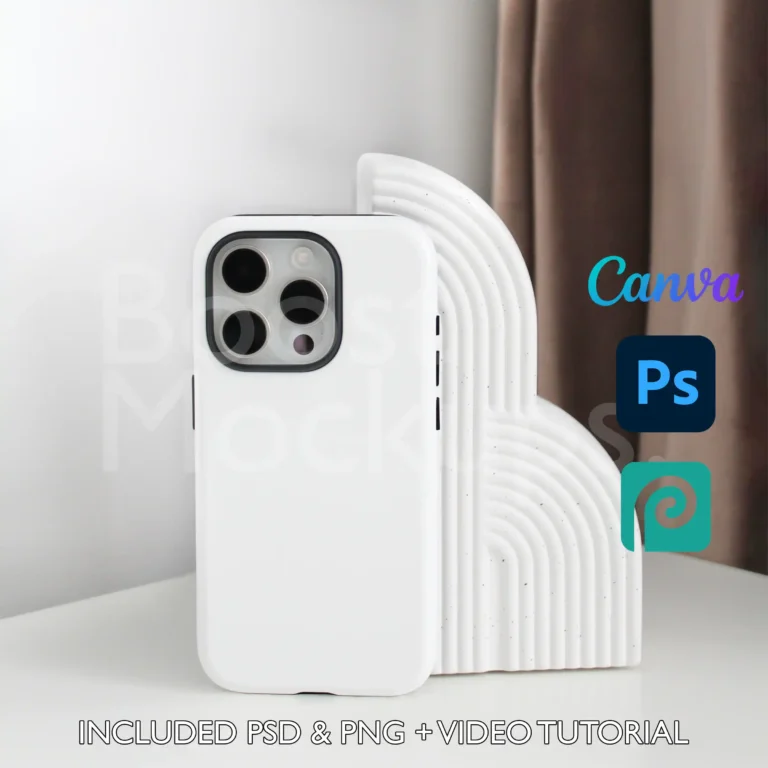 iPhone Tough mockup case