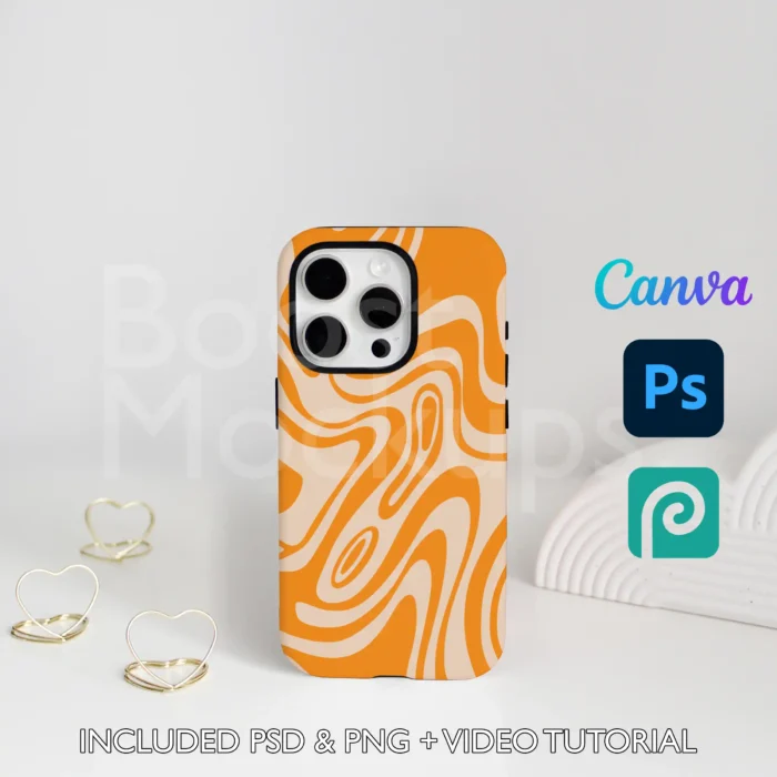 iPhone Tough mockup case