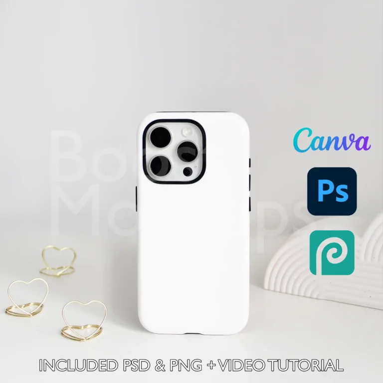 iPhone Tough mockup case