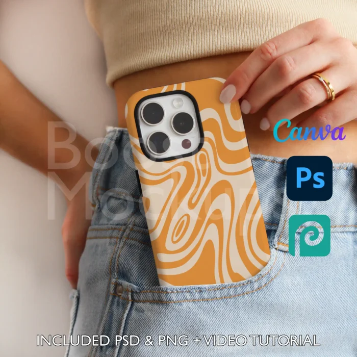 iPhone Tough mockup case