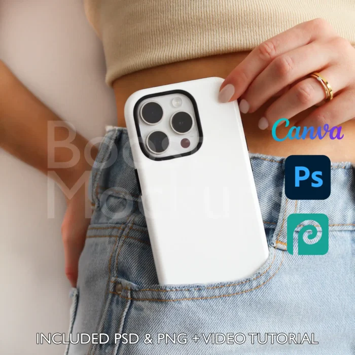 iPhone Tough mockup case