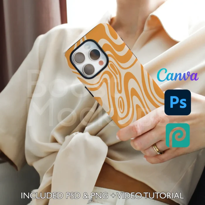 iPhone Tough mockup case