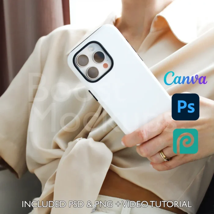 iPhone Tough mockup case