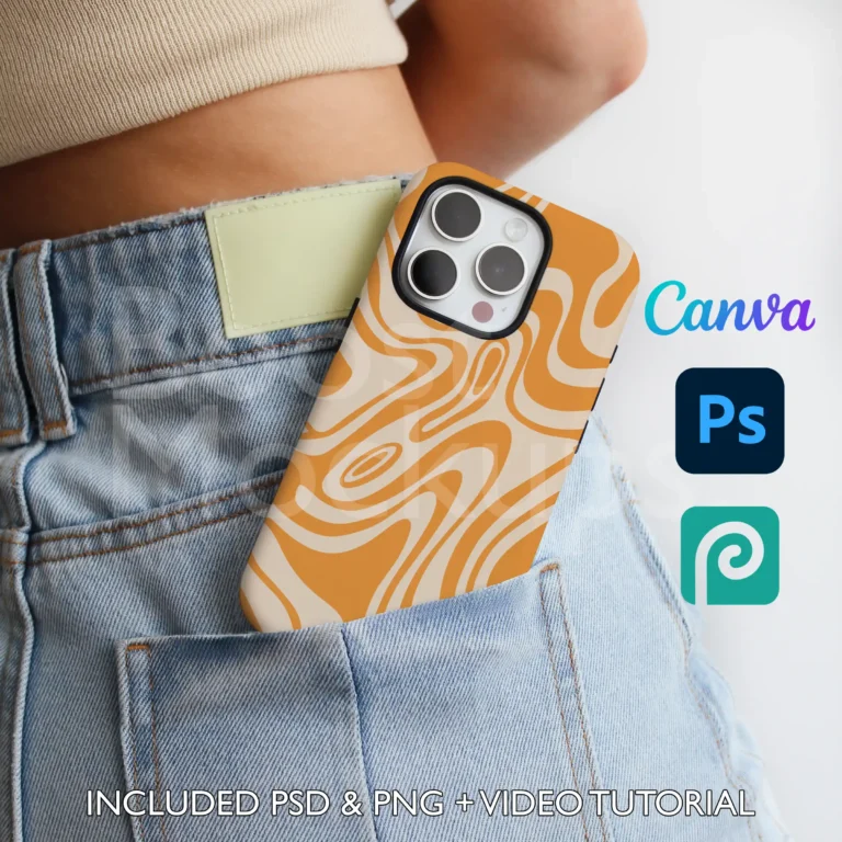 iPhone Tough mockup case