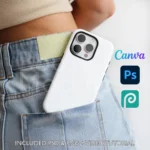 iPhone Tough mockup case