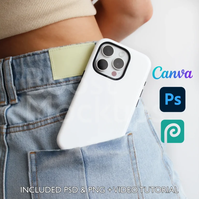 iPhone Tough mockup case