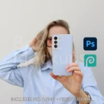Samsung clear case mockup
